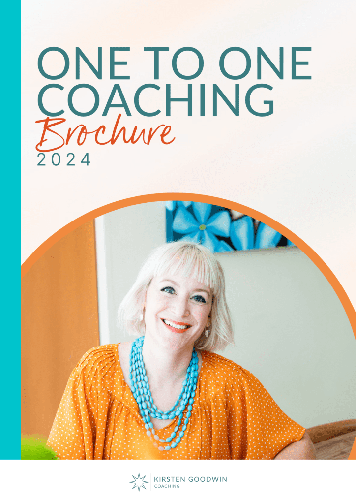 Kirsten Goodwin | One to One Coaching Brochure