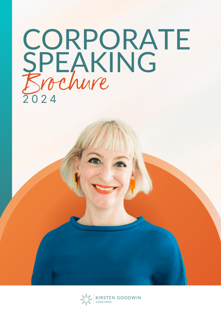 Kirsten Goodwin | Speaking Coaching Brochure